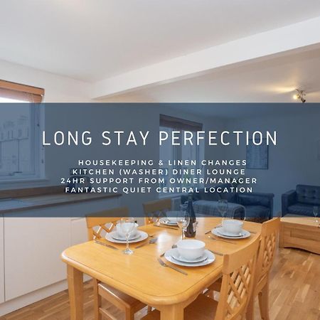 Dwellcome Home Ltd 2 King Beds West End Apt, Half Mile To Union Street Yet Quiet, Free Allocated Parking Space At Rear Entrance & Fast Wifi, Ideal For Long Term Contractor, Corporate, Etc Stays, Regular Housekeeping Option - See Our Site For Assuranc アバディーン エクステリア 写真